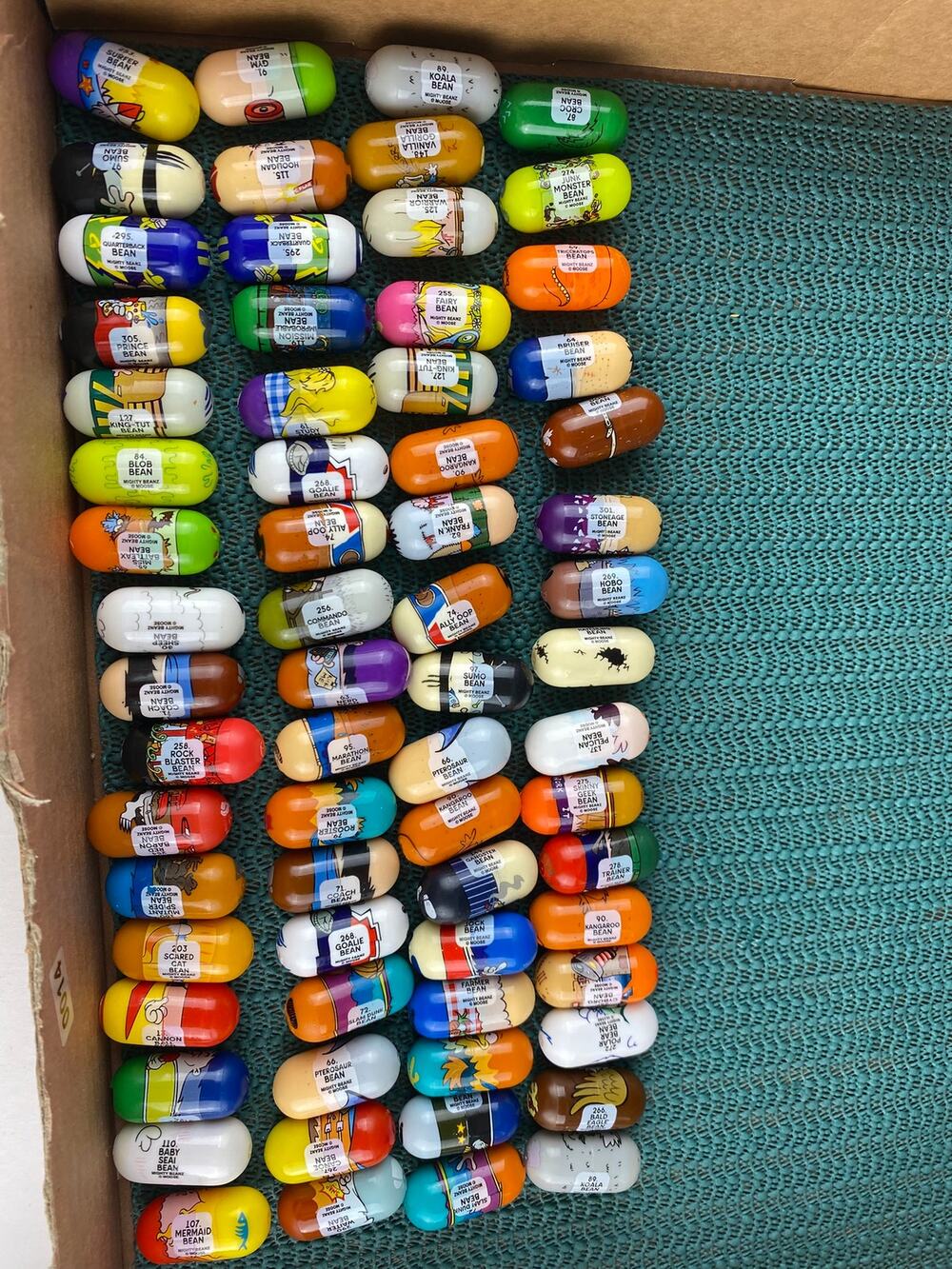 Vintage Mighty Beanz Large Mixed Lot 60+ Moose Toys 2003 Series 1 2